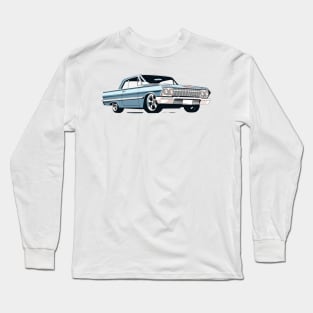 Blue Chevy Impala Long Sleeve T-Shirt